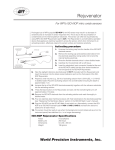 JUV Instruction Manual - World Precision Instruments