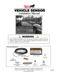 Installing the Vehicle Sensor