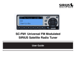 SC-FM1 Universal FM Modulated SIRIUS Satellite Radio Tuner