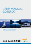 USER MANUAL GD30FDC - Huayi Compressor Barcelona