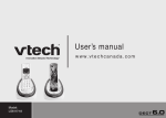 User`s manual - VTech Canada