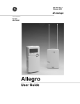 GE Allegro User Manual