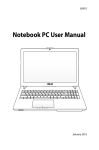 Notebook PC User Manual