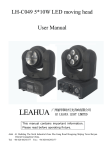 LH-C049 5*10W LED moving head User Manual