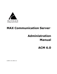 ACM Administration Manuals - Las Vegas Mobile Technical