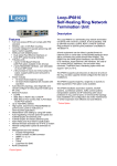 Loop-IP6810 Self-Healing Ring Network Termination Unit