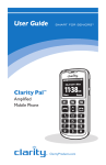 User Guide - Clarity Products