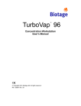 TurboVap 96 User`s Manual
