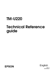 TM-U220 Technical Reference guide