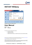 User Manual INSTANT WEBplay