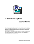 RadioSuite Explorer User`s Manual
