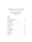IBM Hight Performance Computing Toolkit MPI Tracing/Profiling