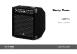 HBW-35 bass combo user manual