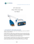 EPT 232R-US-R1 1 Meter USB to Serial Cable User Manual