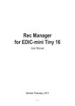 RecManager Manual. Version February, 2011 - TS