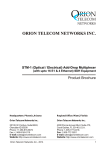 Product Brochure - Orion Telecom Networks