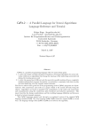 CuPit-2 | A Parallel Language for Neural Algorithms: Language