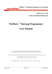 NuMicro NuGang Programmer User Manual