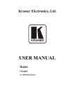 USER MANUAL