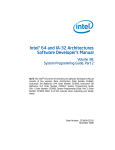 Intel® 64 and IA-32 Architectures Software Developer`s Manual