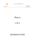 Phocos CX-I Installation Guide