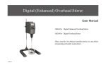 Digital (Enhanced) Overhead Stirrer
