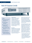 Model 340 Temperature Controller
