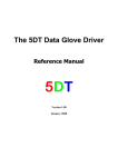 The 5DT Data Glove Driver