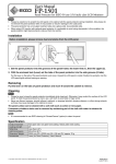 FP-1501 User`s Manual