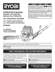 OPERATOR`S MANUAL