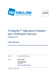 3-Heights™ Signature Creation and Verification