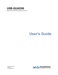 USB-QUAD08 User`s Guide