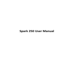 Spark 250 User Manual