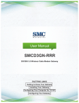 SMCD3GN-RRR Wireless Cable Modem Gateway User Manual