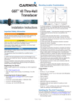 Garmin® Thru-Hull Speed/Temperature Transducer