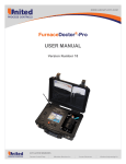 FurnaceDoctor®-Pro USER MANUAL