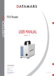F310 Stationary reader User manual