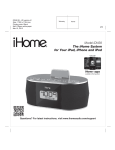 Model iDN38 The iHome System for Your iPad, iPhone