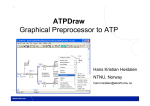 ATPDraw Graphical Preprocessor to ATP