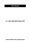 3/1 10K~20K RACK Online UPS User Manual
