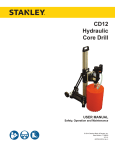 CD12 User Manual - Stanley Hydraulic Tools