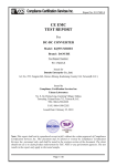 KQWS series test report - danube enterprise co.,ltd.