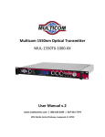 MUL‐1550TX‐1000‐XX User Manual