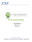 for NI CompactDAQ - Chameleon Data Acquisition Solutions