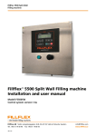 Fillflex™ 5500 Split Wall Filling machine Installation and user manual