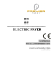 ELECTRIC FRYER - Premier Range
