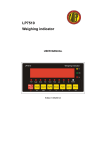 LP7510 Weighing indicator