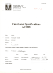 Functional Specifications ATM18