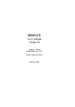 REDUCE User`s Manual - REDUCE Computer Algebra System