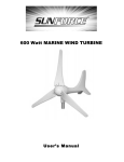 600 Watt MARINE WIND TURBINE